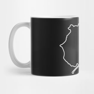 Nürburgring - Nordschleife [outline] Mug